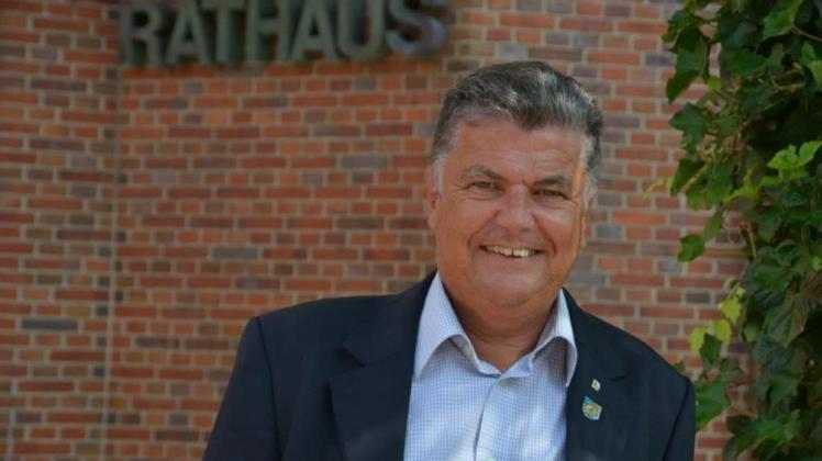 Bürgermeisterkandidat Bernd Neumann ist Chef der CDU-Fraktion in der Niebüller Stadtvertretung.