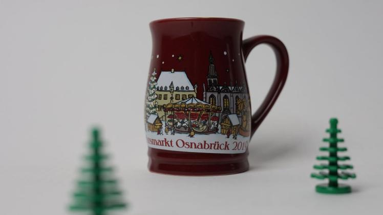 2019 hatte es zuletzt eine Tasse mit Jahreszahl zum historischen Weihnachtsmarkt in Osnabrück gegeben. 2021 gibt es diese besonderen Becher nicht.