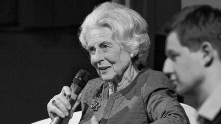Verstarb im Alter von 98 Jahren nach langer Krankheit: Marie Alix Herzogin zu Schleswig-Holstein-Sonderburg-Glücksburg.