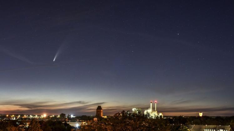 Komet Neowise zeigte sich im Sommer dieses Jahres am Himmel über Neumünster.