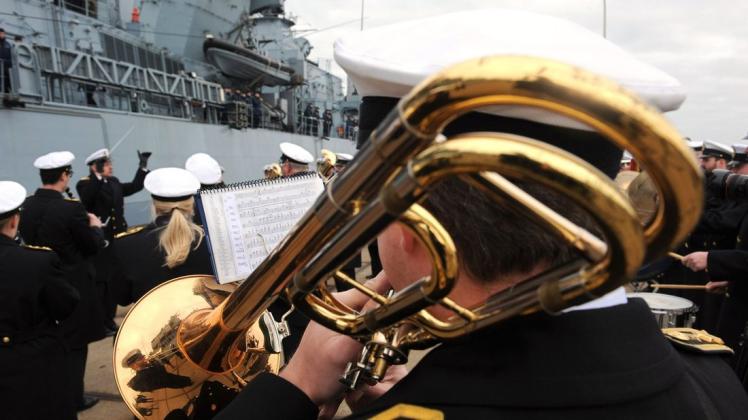Die verschiedenen Marinemusikkorps können auf eine lange Tradition zurückblicken.