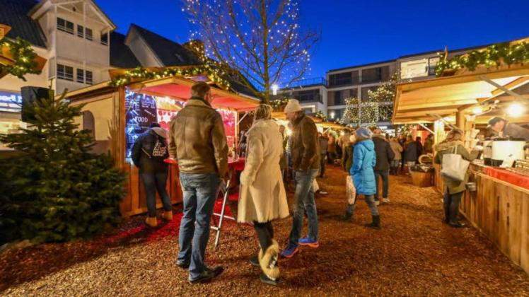 Der Wintermarkt in Westerland ist in diesem Jahr wieder für Besucher geöffnet.