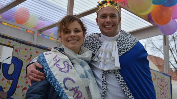 Kerstin und Markus sind das amtierende Königspaar der Schwaaner Karnevalisten.