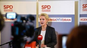 SPD-Landesvorsitzende Manuela Schwesig wird auch die neue rot-rote Koalition führen.