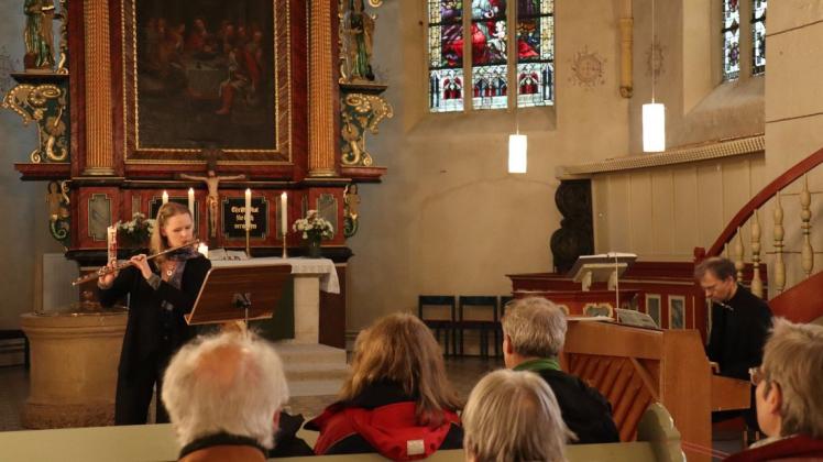 Sehr gut harmoniert haben Antje Saathoff und Peter Gronemann bei ihrem Konzert in der Kirche St. Martin.