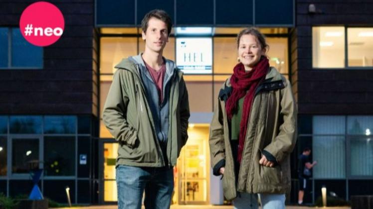 Lennart Wenning und Lara Wörner engagieren sich für Students for Future.
