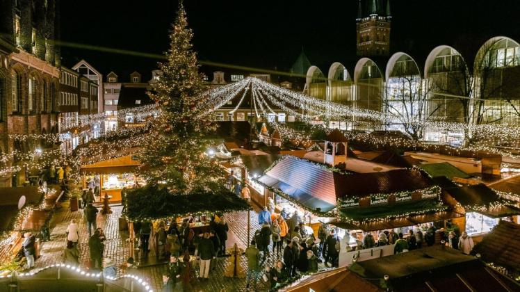Gilt als der größte im Norden: der Lübecker  Weihnachtsmarkt.