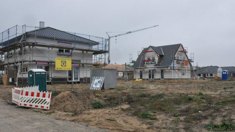 Zumindest in Bezug auf Eigenheime ist das neue Wohngebiet an der Helene-von-Bülow-Straße fast ausgebucht.