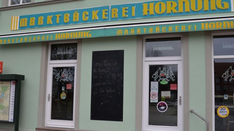 Die Bäckereifiliale Hornung am Moltkeplatz hat tolle Neuigkeiten.