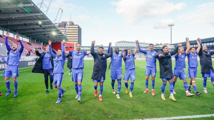 Der SV Meppen kommt derzeit nicht aus dem Feiern heraus. Der SV Meppen kommt derzeit nicht aus dem Feiern heraus.