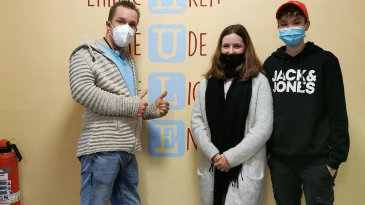 Schüler zweier Regionalen Schulen nehmen am Gewaltpräventionsprojekt mit Christoph Rickels in Schwerin teil.