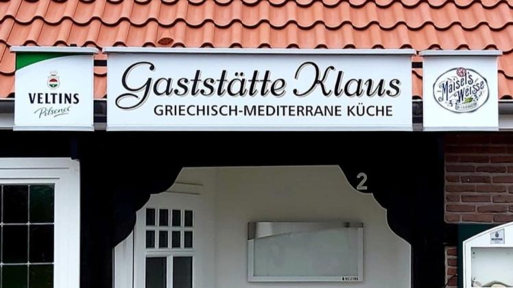 Spezialtäten aus der griechisch-mediterranen Küche gibt es künftig in der Gaststätte Klaus in Kettenkamp.
