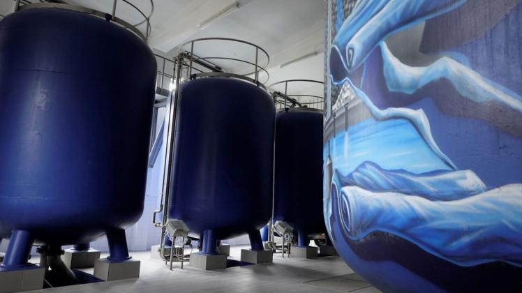 In den Filterbehältern wird aus dem Grundwasser das Trinkwasser.