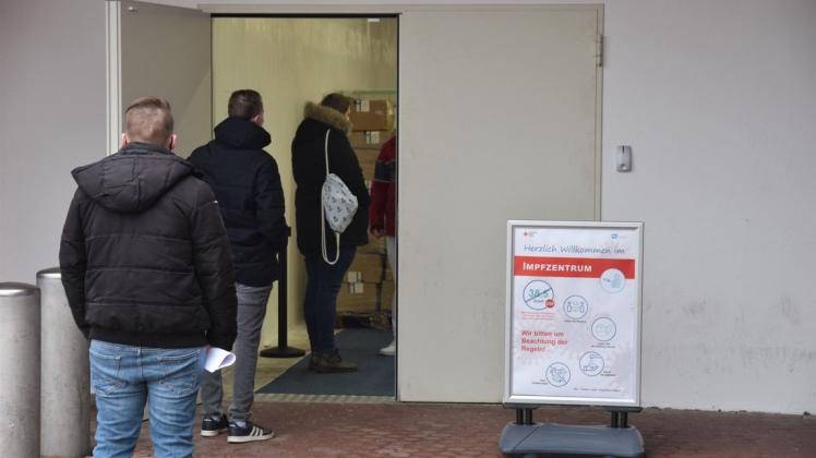 Am Montag fand im Impfzentrum des Deutschen Roten Kreuz bei Zurbrüggen an der Seestraße eine Impf-Aktion mit dem Impfstoff Johnson & Johnson statt.