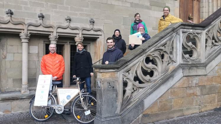 10.000 Unterschriften wollen die Aktivisten von der Initiative Radentscheid sammeln, um das Radfahren in Osnabrück sicherer zu machen.