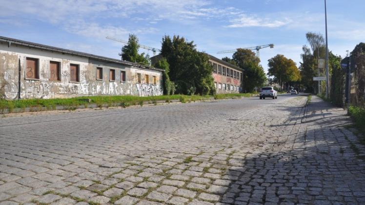 Die Neubrandenburger Straße ist weitgehend in einem schlechten Zustand. Bei dem grundhaften Ausbau der Straße in Brinckmansdorf soll das Kopfsteinpflaster durch Asphalt ersetzt werden.