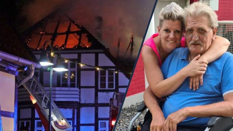 Das Haus ist nach dem Brand unbewohnbar: Jenny Gabler sucht jetzt nach einer Wohnung für ihren Vater und Bruder. Das Haus ist nach dem Brand unbewohnbar: Jenny Gabler sucht jetzt nach einer Wohnung für ihren Vater und Bruder.