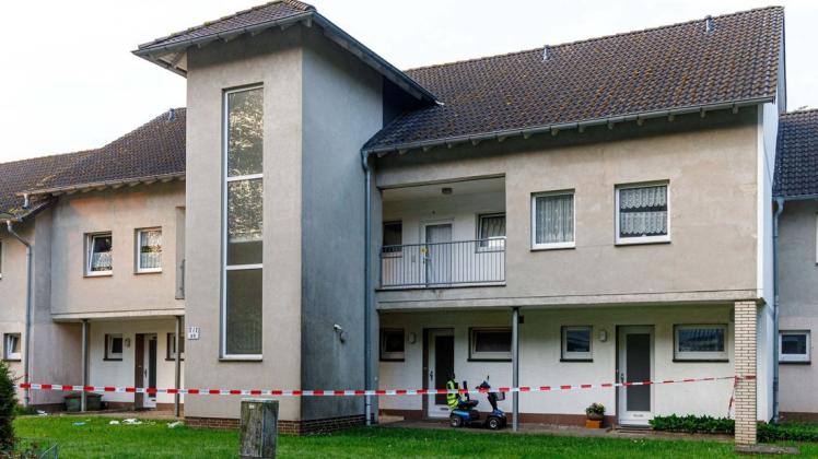 Dieses Haus in Wittlage war im Frühjahr 2021 der Tatort. (Archivfoto)