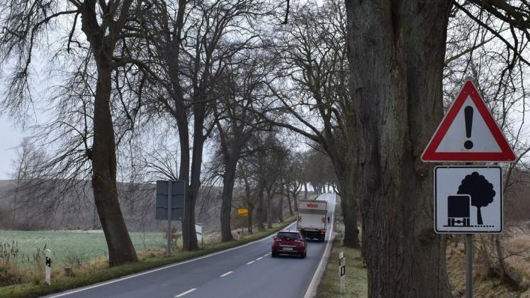 Auf der Bundesstraße 192 wird es für Radfahrer eng. Einen Radweg gibt es dort nicht.