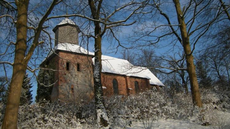 Eine Ansicht des Kirch Grambower Gotteshauses. Dort und in Rehna wurde ein Heiligabend-Gottesdienstfilm gedreht.