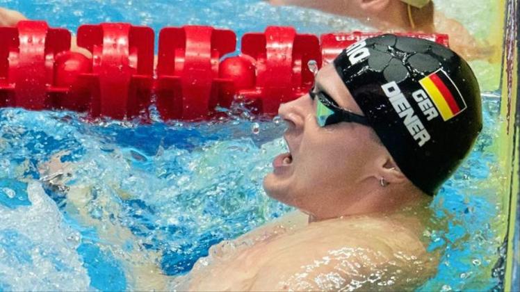Hat das Finale klar verpasst: Rückenschwimmer Christian Diener. 