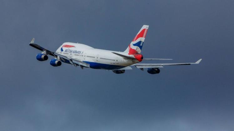 British Airways bestätigte eine deutlich kürzere Flugzeit bei einem Flug während des Orkans. Symbolfoto: imago images/Rüdiger Wölk