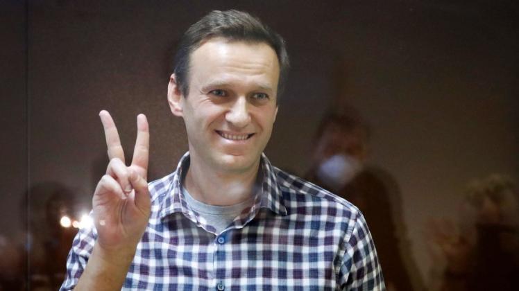 Alexej Nawalny, russischer Oppositionsführer, wird in Gefangenschaft für seinen Einsatz für Menschenrechte gewürdigt.