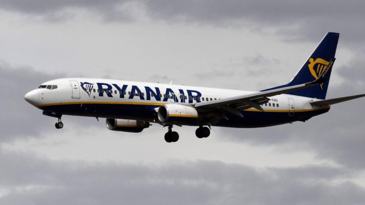 Eine Passagiermaschine von Ryanair musste die Landung am Flughafen Weeze abbrechen.