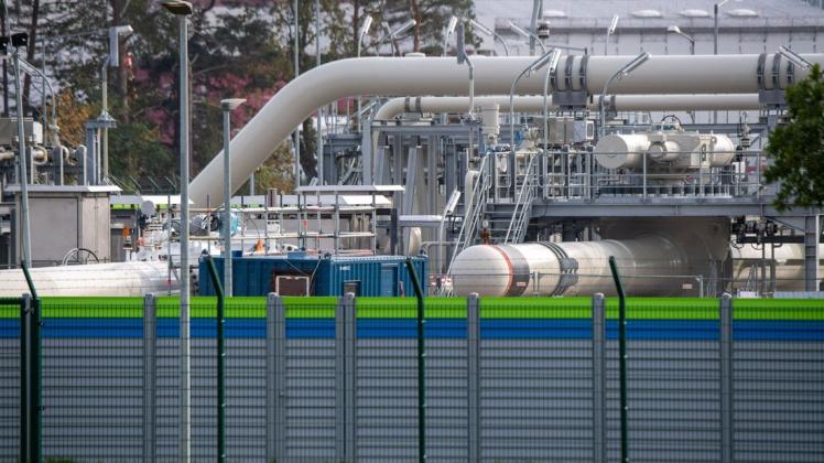 Die Gasempfangsstation der Ostseepipeline Nord Stream 2: Ursprünglich sollte die Pipeline für Erdgas aus Russland Ende 2019 in Betrieb gehen.