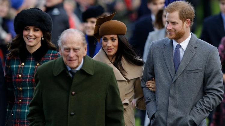 Prinz Harry ist zur Beerdigung seiner Großvaters nach England zurückgekehrt.