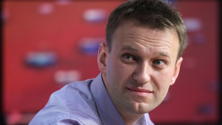 Alexej Navalny bei der Aufzeichnung einer Radiosendung im Jahr 2011.
