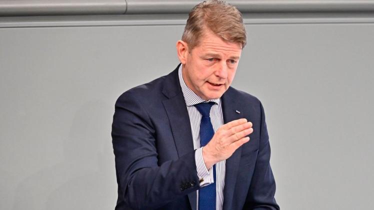 Karsten Hilse scheiterte bei der Wahl zum Bundestagsvizepräsidenten. Foto: afp/Tobias Schwarz