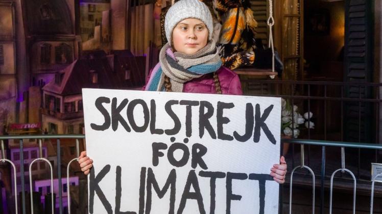Greta Thunberg lässt sich die Marke Fridays For Future sichern. Foto: dpa/Markus Scholz