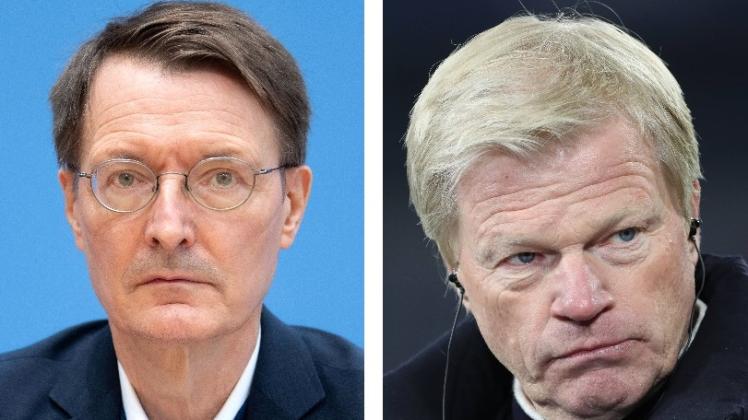 Karl Lauterbach und Oliver Kahn sprachen über die Corona-Lage in Deutschland. 