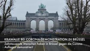 Brüssel: Verletzte bei Krawallen bei Corona-Demonstration