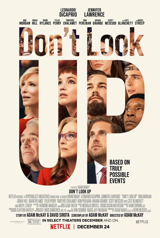 Die Katastrophen-Komödie „Don’t look up” ist derzeit unter den Top-10 der beliebtesten Filme auf der Streaming-Plattform Netflix. 