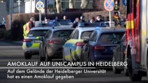 Amoklauf auf Uni-Campus in Heidelberg mit mehreren Verletzten Amoklauf auf Uni-Campus in Heidelberg mit mehreren Verletzten