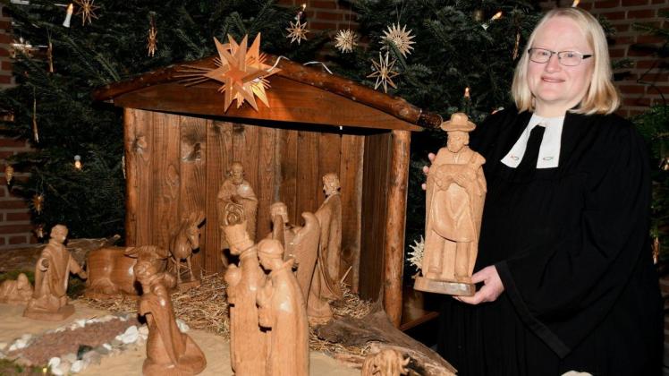 Auf ein Weihnachten zu Hause freut sich die Quakenbrücker Pastorin Christina Richter, die Ende Januar in Ruhestand geht.