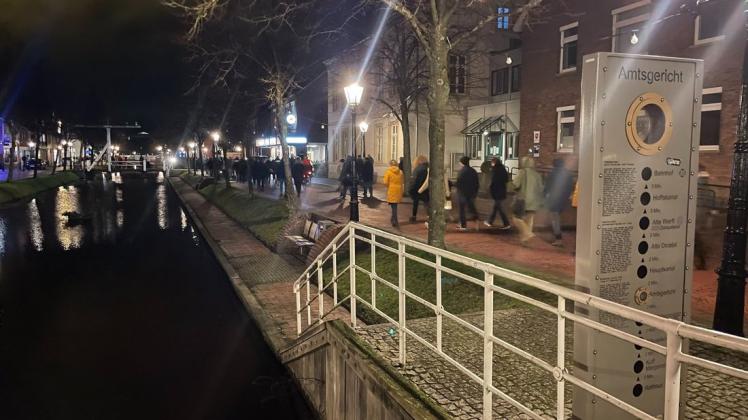 Obwohl er nicht wie neuerdings vorgeschrieben angemeldet war, löste die Polizei den "Spaziergang" gegen die Corona-Maßnahmen am vergangenen Montag in Papenburg nicht auf.