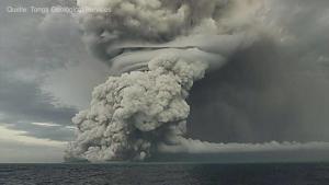 Vulkanausbruch vor Tonga stärker als Hiroshima-Atombombe