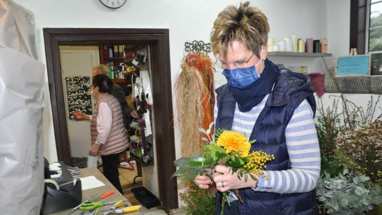 Christiane Wegener führt das Blumengeschäft in dritter Generation.