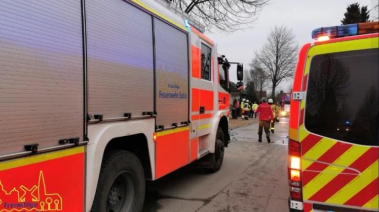 Die Feuerwehr Fissau-Sibbersdorf wurde von den Eutiner Kameraden unterstützt beim Kellerbrand.