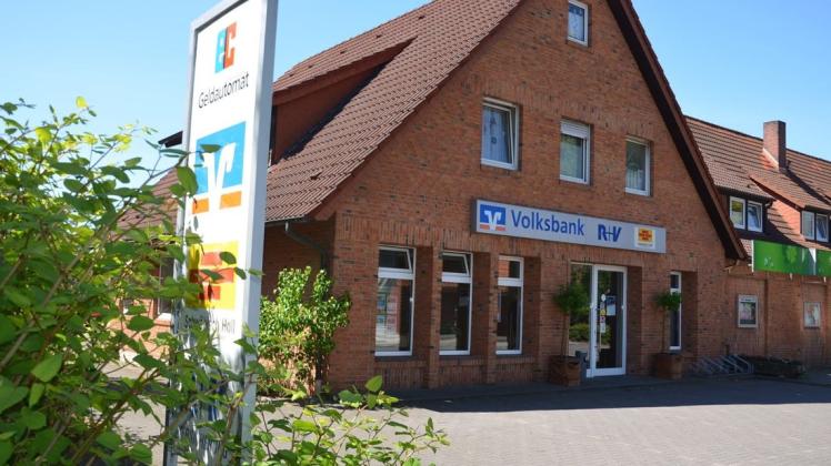 In eine SB-Filiale umgewandelt wird die Geschäftsstelle der Volksbank in Achmer. Foto: Heiner Beinke