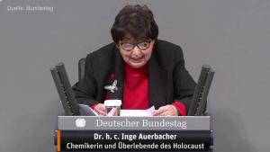 Holocaust-Überlebende im Bundestag: Judenhass ist alltäglich