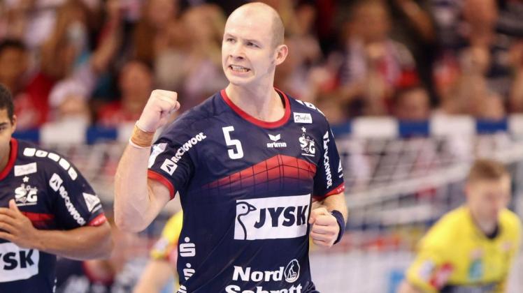 SG-Kreisläufer Simon Hald soll auf der Einkaufsliste des dänischen Meisters Aalborg Handball stehen.