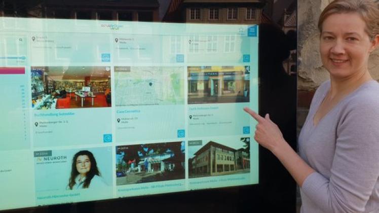 Die Einführung der digitalen Tourist-Info am Rathaus hat Judith Fidler vorangetrieben.