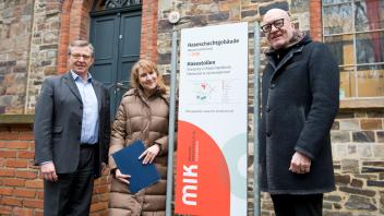 Stellten das Jahresprogramm am Museum Industriekultur vor: Johannes Hartig, Dr. Vera Hierholzer und Wolfgang Beckermann.