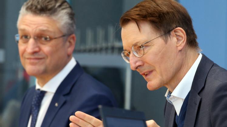 Stochern im Nebel? Gesundheitsminister Karl Lauterbach (SPD) und RKI-Chef Lothar Wieler. 