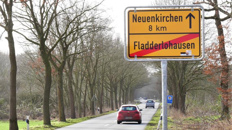 Ab hier soll die 3,3 km lange Radweglücke nach Nellinghof geschlossen werden.