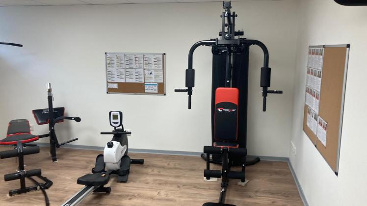 Blick in den neuen Fitnesstraum des Ostercappelner Jugendtreffs.
